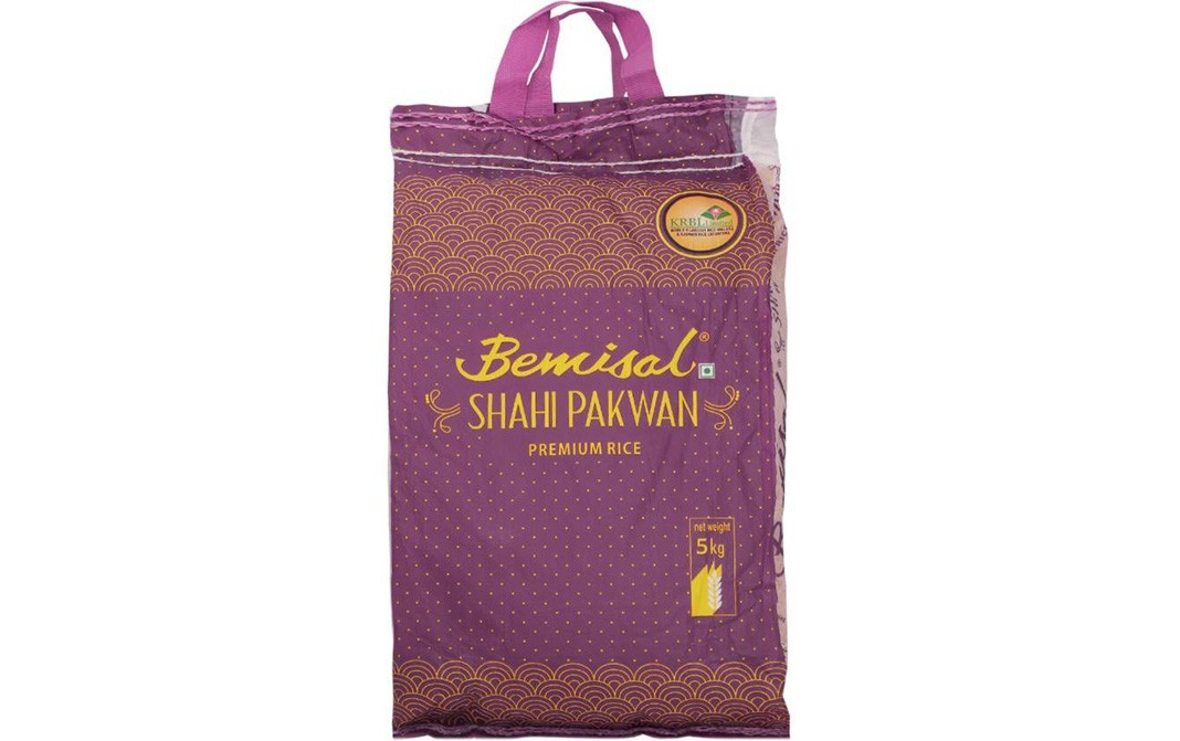 Bemisal Shahi Pakwan Premium Rice   Pack  5 kilogram